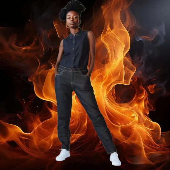 Parasuco Denim Legend Dark Indigo Blue Jeans Size 13 (Ultra-Tall) - Picture 3 of 12